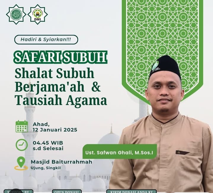 Ust. Safwan Ghali, M.Sos I, Sekum DPD BKPRMI Aceh Singkil Hasil Musdalub, Muda, Energik dan Aktif Di Berbagai Organisasi.